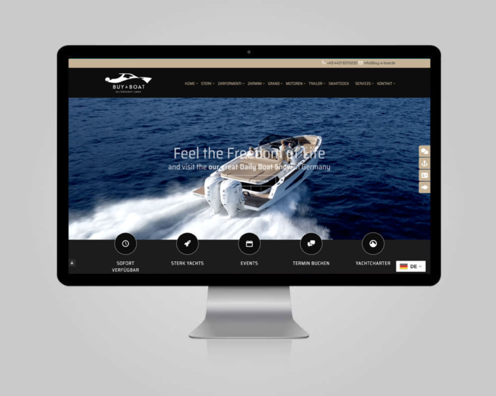 JD Designstudio | Werbeagentur & Webdesign | BUY A BOAT